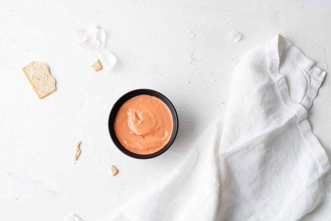 Vegane Cocktailsauce zum Dippen (ohne Ketchup) Urkraut