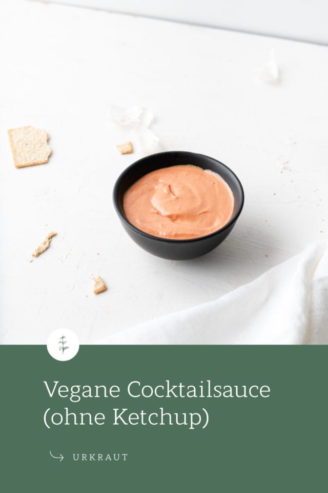 Vegane Cocktailsauce zum Dippen (ohne Ketchup) Urkraut