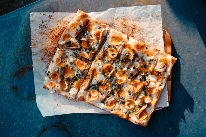 Flammkuchen Süsskartoffel
