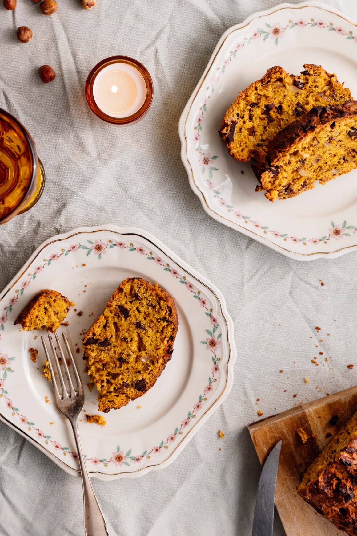 Kürbisbrot mit Schokoladenstückchen: Rezept aus dem Gemüse-Kochbuch "Liebes Gemüse" von Urkraut